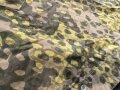 Waffen SS , Zeltbahn "Platane "Tarn, getragenes Stück, farbfrisch. In einer Ecke ein ovaler Herstellerstempel