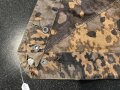 Waffen SS , Zeltbahn "Platane "Tarn, getragenes Stück, farbfrisch. In einer Ecke ein ovaler Herstellerstempel