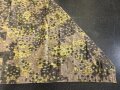 Waffen SS , Zeltbahn "Platane "Tarn, getragenes Stück, farbfrisch. In einer Ecke ein ovaler Herstellerstempel