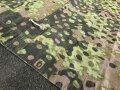 Waffen SS , Zeltbahn "Platane"Tarn, ungetragenes , leicht defektes Stück, farbfrisch.