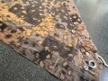 Waffen SS , Zeltbahn "Platane"Tarn, ungetragenes , leicht defektes Stück, farbfrisch.
