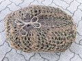Tarnnetz Wehrmacht ca. 3 x3 Meter, mit Spannleinen und Transportbeutel. Für Fahrzeuge, Geschütze und Unterstände
