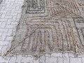 Tarnnetz Wehrmacht ca. 3 x3 Meter, mit Spannleinen und Transportbeutel. Für Fahrzeuge, Geschütze und Unterstände