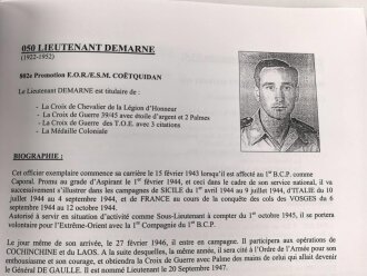 "Les Insignes des Promotions Parachutistes - Biographies Illustrations" 249 Seiten, gebraucht DIN A4