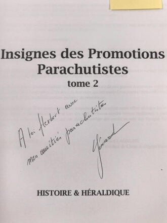 "Insignes des Promotions Parachutistes" 135...