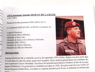 "Insignes des Promotions Parachutistes" 135 Seiten, gebraucht DIN A4