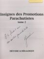"Insignes des Promotions Parachutistes" 135 Seiten, gebraucht DIN A4