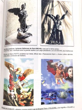 "LArchange Saint Michel Saint - Patron des Parachutistes" 161 Seiten, gebraucht DIN A4
