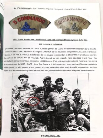 "Histoire et insignes des parachutistes et des commandos des Pays des Grand Lacs" 176 Seiten, gebraucht DIN A4