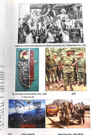"Histoire et insignes des parachutistes et des commandos des Pays des Grand Lacs" 176 Seiten, gebraucht DIN A4