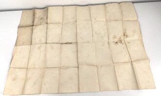 Frankreich, Landkarte "Beaumont" datiert 1917, Maße: 105 x 74 cm