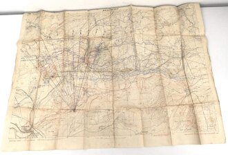 Frankreich, Landkarte "Beaumont" datiert 1917,...