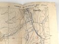 Frankreich, Landkarte "Beaumont" datiert 1917, Maße: 105 x 74 cm