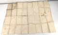 Frankreich, Landkarte "Beaumont" datiert 1917, Maße: 105 x 74 cm