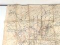 Frankreich, Landkarte "Beaumont" datiert 1917, Maße: 105 x 74 cm