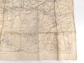 Frankreich, Landkarte "Beaumont" datiert 1917, Maße: 105 x 74 cm