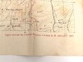 Frankreich, Landkarte "Beaumont" datiert 1917, Maße: 105 x 74 cm