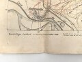 Frankreich, Landkarte "Beaumont" datiert 1917, Maße: 105 x 74 cm