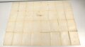 Frankreich, Landkarte "La Grille" datiert 1917, Maße: 106 x 74 cm, stark gebraucht