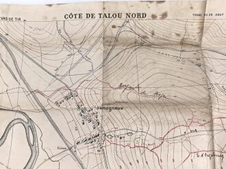 Frankreich, Landkarte "Cote de Talou Nord"...