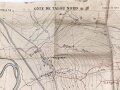 Frankreich, Landkarte "Cote de Talou Nord" datiert 1917, Maße: 104 x 68 cm