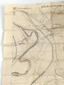 Frankreich, Landkarte "Cote de Talou Nord" datiert 1917, Maße: 104 x 68 cm