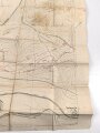 Frankreich, Landkarte "Cote de Talou Nord" datiert 1917, Maße: 104 x 68 cm