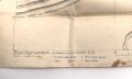 Frankreich, Landkarte "Cote de Talou Nord" datiert 1917, Maße: 104 x 68 cm
