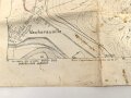 Frankreich, Landkarte "Cote de Poivre" datiert 1917, Maße: 104 x 74 cm