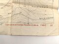 Frankreich, Landkarte "Cote de Poivre" datiert 1917, Maße: 104 x 74 cm