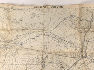 Frankreich, Landkarte "Cote de Poivre" datiert...
