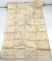 Frankreich, Landkarte "Cote de Poivre" datiert 1917, Maße: 104 x 74 cm