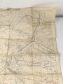 Frankreich, Landkarte "Cote de Poivre" datiert 1917, Maße: 104 x 74 cm
