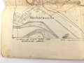 Frankreich, Landkarte "Cote de Poivre" datiert 1917, Maße: 104 x 74 cm