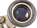 Kriegsmarine, U Boot Fernglas DF 7 x 50. Hersteller blc. "Neblige"  Durchsicht, Originallack, die Gummiarmierung  weich.