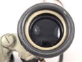 Kriegsmarine, U Boot Fernglas DF 7 x 50. Hersteller blc. Klare Durchsicht, Originallack, die Gummiarmierung  weich, aber zum Teil rissig.