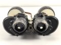 Kriegsmarine, U Boot Fernglas DF 7 x 50. Hersteller blc. Klare Durchsicht, Originallack, die Gummiarmierung  weich, aber zum Teil rissig.