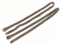 Paar Webriemen Wehrmacht. Vermutlich für Fahrzeugplanen oder ähnliches, Länge je etwa 115cm