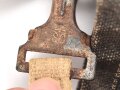 Paar Tragetaschen für Maschinengewehr Gurtkästen ( Patronenkästen ) der Wehrmacht. Getragenes Paar in gutem Gesamtzustand