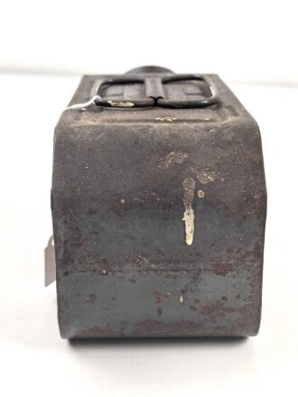 Ölbehälter Wehrmacht. Originallack, ungereinigt, mit wenig Inhalt