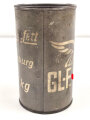Luftwaffe, Dose für Instrumentenfett mit dem originalen Inhalt. Höhe etwa 17cm, ungereinigt