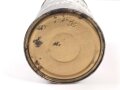 Luftwaffe, Dose für Instrumentenfett mit dem originalen Inhalt. Höhe etwa 17cm, ungereinigt