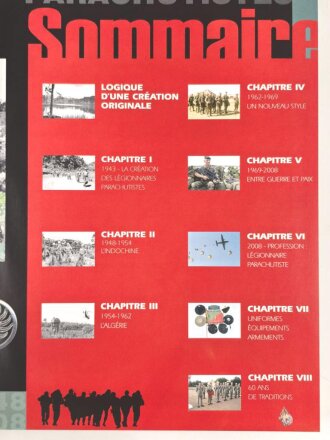 "Legionnaires Parachutistes 1948-2008" 473 Seiten, gebraucht über DIN A4