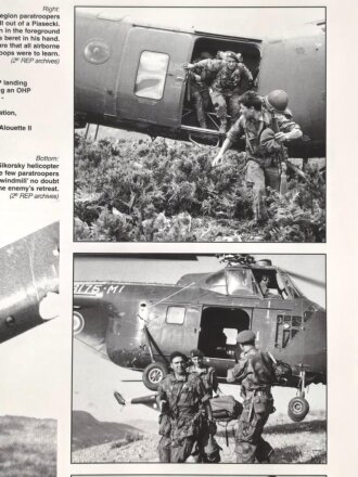 "French Foreign Legion Paratroppers - 2e Regiment Etranger de Parachutistes" 176 Seiten, gebraucht über DIN A4