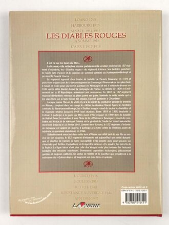 "Les Diables Rouges - 152e Regiment Dinfanterie" 237 Seiten, gebraucht über DIN A4