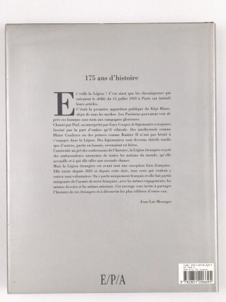"La Legion etrangere" 239 Seiten, gebraucht über DIN A4, gebraucht
