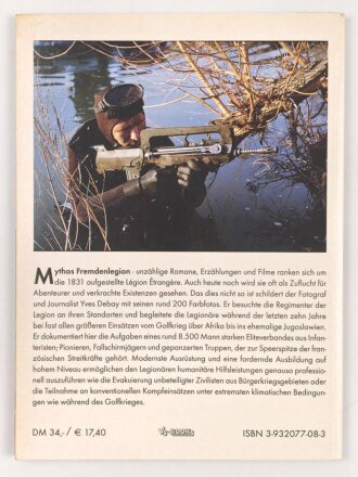 "La Legion etrangere - Einsätze und Operationen in den 90ern" 96 Seiten, gebraucht ca. DIN A4