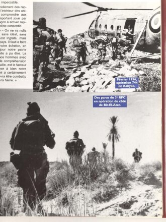 "Etre et Durer - Le 3e Regiment de Parachutistes dinfanterie de Marine" 228 Seiten, gebraucht über DIN A4