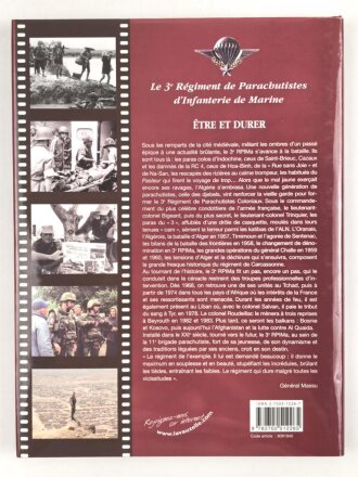 "Etre et Durer - Le 3e Regiment de Parachutistes dinfanterie de Marine" 228 Seiten, gebraucht über DIN A4
