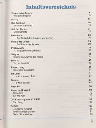 "Die Legion 2e B.E.P. - Die Fallschirmjäger im Indochina-Krieg" gebraucht ca. DIN A5. Handgeschriebene Widmung und ein Foto